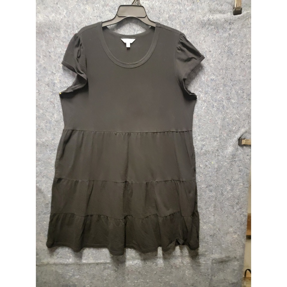 Time & Tru Black Soot Mini Dress Size XL